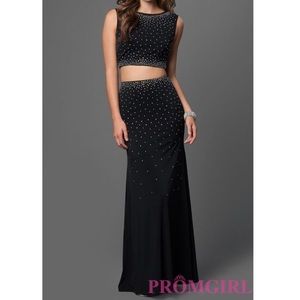 rhinestone prom/formal dress
